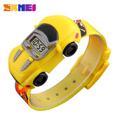 SKMEI Colorful Creative Cartoon Fun Car Mode Детски часовници Date Time Clock Ръчен часовник за момчета Момичета Подарък за рожден ден Нова година