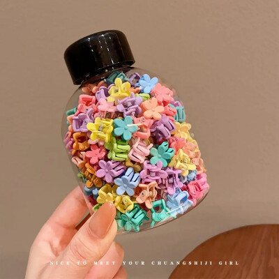 100 psl/skardinė mergaičių kirpčiukai ir lūžinėjantys plaukai plaukų sugriebimo letenėlė, maža mini plaukų segtukas, plaukų sugriebimo aksesuaras