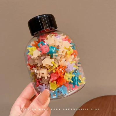 100 psl/skardinė mergaičių kirpčiukai ir lūžinėjantys plaukai plaukų sugriebimo letenėlė, maža mini plaukų segtukas, plaukų sugriebimo aksesuaras