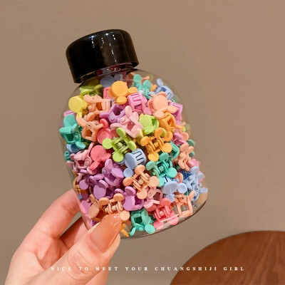 100 psl/skardinė mergaičių kirpčiukai ir lūžinėjantys plaukai plaukų sugriebimo letenėlė, maža mini plaukų segtukas, plaukų sugriebimo aksesuaras