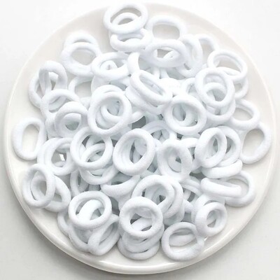 200 buc Benzi de păr elastice din nailon colorate pentru femei, fete, coadă de cal, care ține legături de păr mici, benzi de cauciuc, accesorii pentru păr