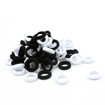 200 buc Benzi de păr elastice din nailon colorate pentru femei, fete, coadă de cal, care ține legături de păr mici, benzi de cauciuc, accesorii pentru păr