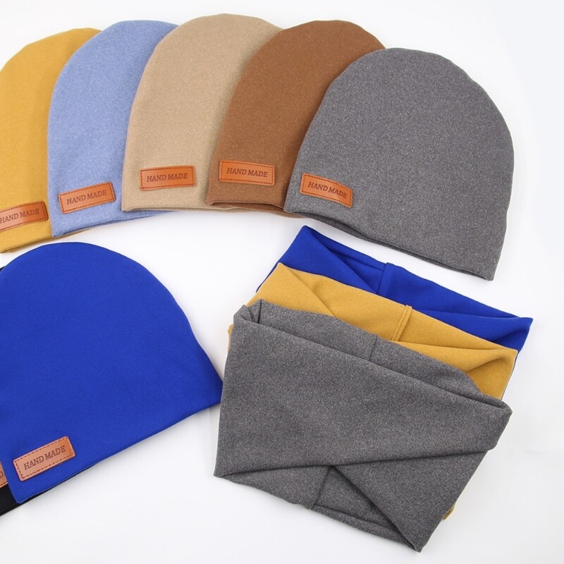 Copil din imitație de cașmir cu eșarfă Pălărie de iarnă pentru nou-născut cu batic Set cadou