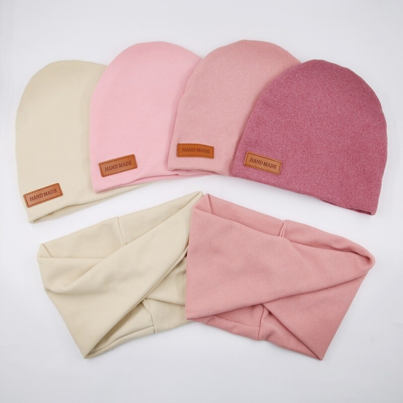 Copil din imitație de cașmir cu eșarfă Pălărie de iarnă pentru nou-născut cu batic Set cadou