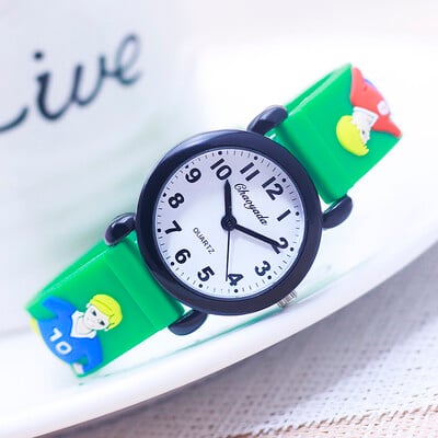 gyermek divat foci elektromos órák fiúk lányok menő focista puha órák diákok gyerekek tanulási idő digitális karóra