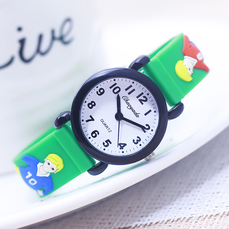 gyermek divat foci elektromos órák fiúk lányok menő focista puha órák diákok gyerekek tanulási idő digitális karóra