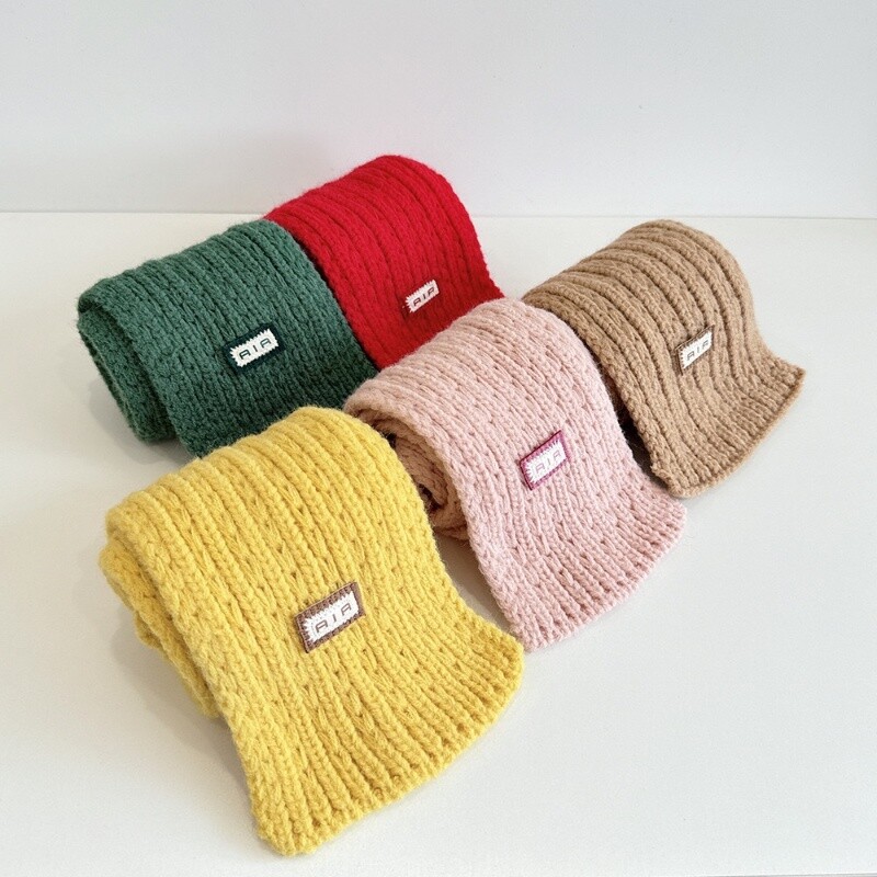 Kézzel készített szarvas agancs baba sapka sál 2 részes szett Téli divatos gyerek fülvédő meleg és hidegálló kötött gyapjú szett