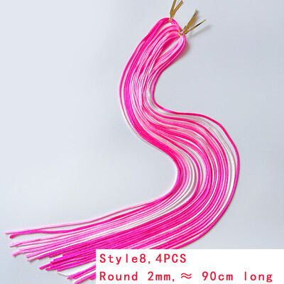 90cm 4-30kom šarene nasumične pletenice užeta za kosu za pletenje djevojaka DIY pletenice s konjskim repom Ženski alat za oblikovanje Dreadlocks