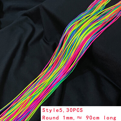 90cm 4-30kom šarene nasumične pletenice užeta za kosu za pletenje djevojaka DIY pletenice s konjskim repom Ženski alat za oblikovanje Dreadlocks