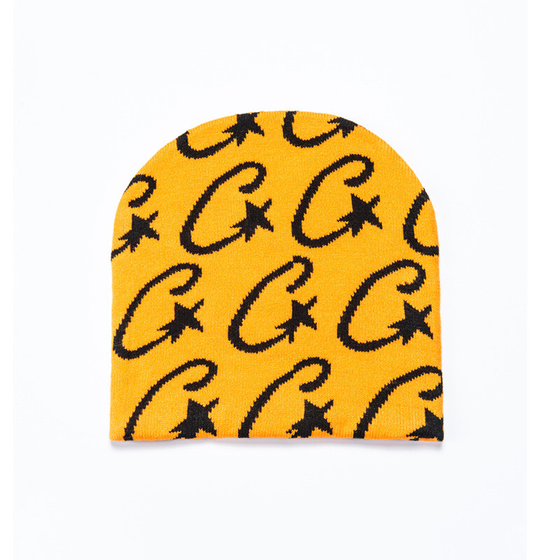 Új utcai viselet Harajuku Hip Hop sapka akril kötött sapka női férfi ősz téli koponyák sapkák