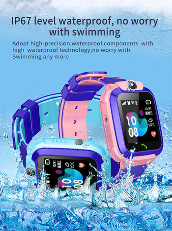 Q12 Kids Smart 2G Call Phone Watch Αδιάβροχο Μητέρα Παιδιά Οθόνη GPS Αγόρι Κορίτσια SOS Child Sports Digital Watches Tracker