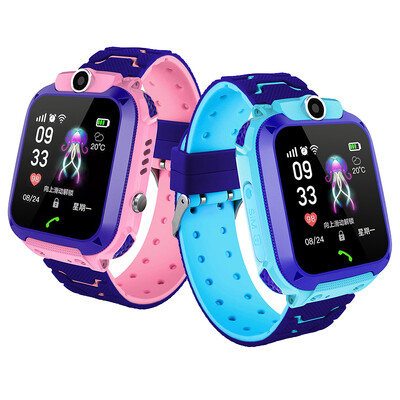 Q12 Kids Smart 2G Helista Telefon Kell Veekindel Ema Lapsed GPS Monitor Poiss Tüdrukud SOS Laste Sport Digi Kellad Jälgija