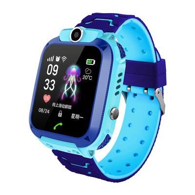 Q12 Detské inteligentné 2G hodinky s telefónom, vodotesné, pre matky a deti, GPS monitor, chlapcov a dievčatá, SOS, detské športové digitálne hodinky, sledovač