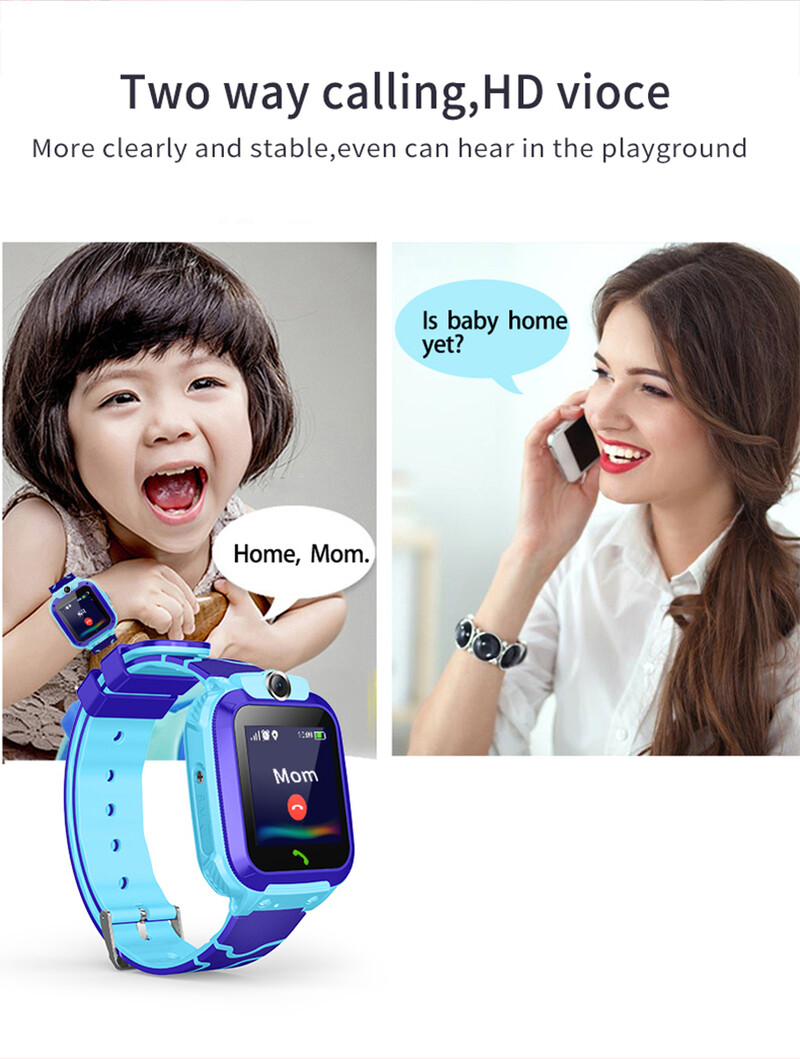 Q12 Detské inteligentné 2G hodinky s telefónom, vodotesné, pre matky a deti, GPS monitor, chlapcov a dievčatá, SOS, detské športové digitálne hodinky, sledovač