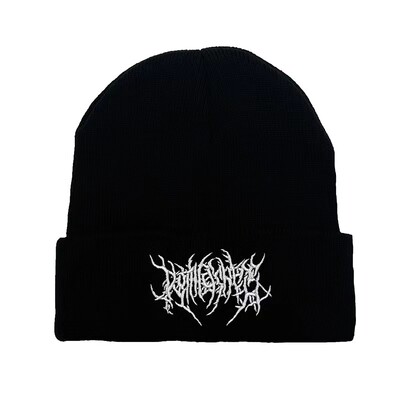 Siltas sievietes Vīriešu ziemas pupiņas Cepures Gothic Street Punk trikotāžas pārsegu cepures 100% kokvilna Mode saglabāt siltumu Skullies Beanies cepures