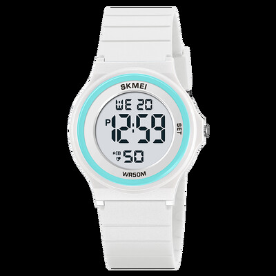 SKMEI vandeniui atsparūs vaikiški laikrodžiai berniukams, mergaitėms Šviečiantys studentų skaitmeniniai elektroniniai rankiniai laikrodžiai Žadintuvas Sportinis vaikiškas laikrodis