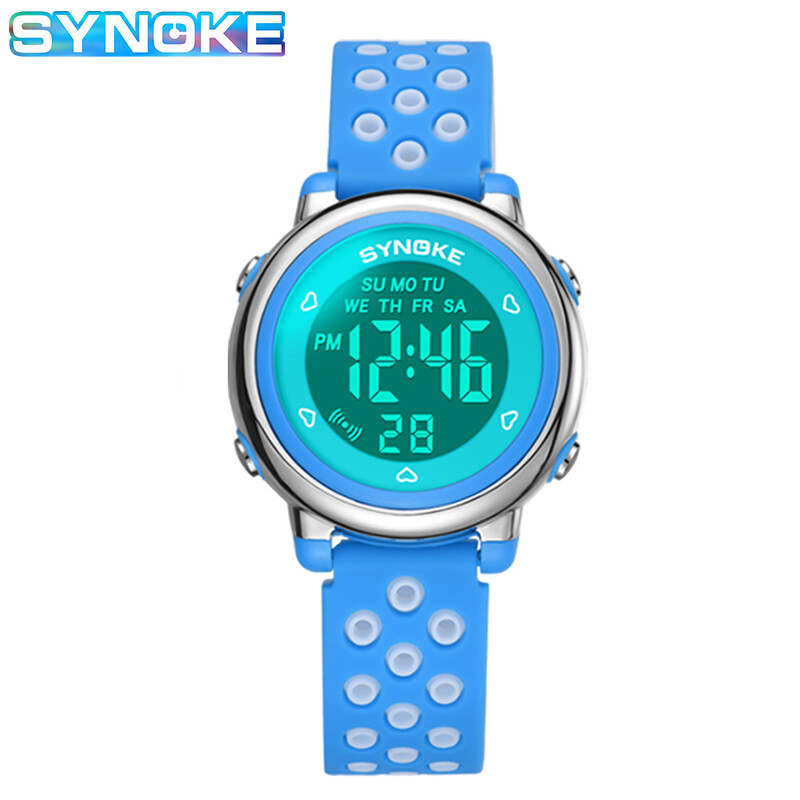 Hello Kids Watches 50M vízálló karóra gyerekeknek fiúknak SYNOKE márkájú kiváló minőségű gyermek digitális óra gyerekeknek