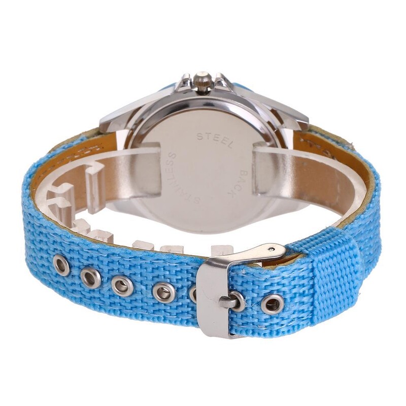 Új gyerekóra Vízálló kvarc óra fiúknak lányoknak sport karóra gyerek óra nejlon szíj diákajándékok