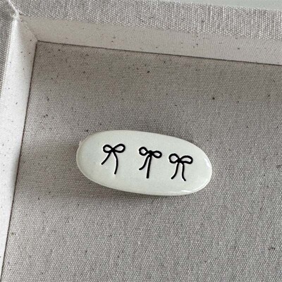 Koreai fém ovális masni hajcsat női lányoknak édes aranyos mini frufru oldalkapcsos kacsacsőrű hajcsat fejdísz haj kiegészítők