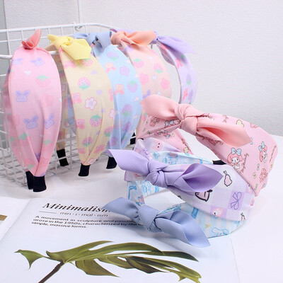 Sanrio mergaičių plaukų juostos Mielos mano melodija Cinnamoroll galvos juostos plaukų aksesuarai vaikams žaislas, dovana