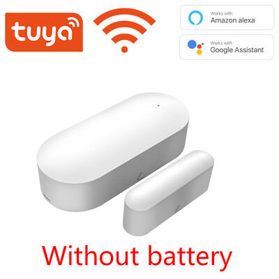 Tuya Έξυπνος αισθητήρας WiFi πόρτας Ανοιχτοί / κλειστοί ανιχνευτές συμβατοί με την εφαρμογή Alexa Google Home Smar tLife Δωρεάν προσαρμοσμένο ΛΟΓΟΤΥΠΟ