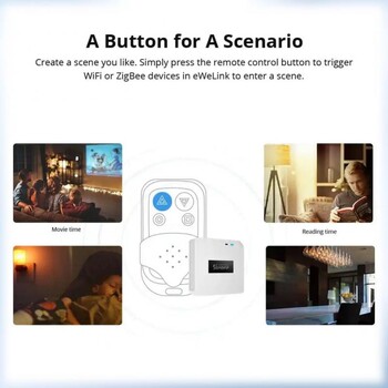 Sonoff RF Bridge R2 WiFi 433 MHz Αντικατάσταση ασύρματης πύλης Smart Home Switch Έξυπνος ελεγκτής τηλεχειριστηρίου RF Domotica Wi-Fi