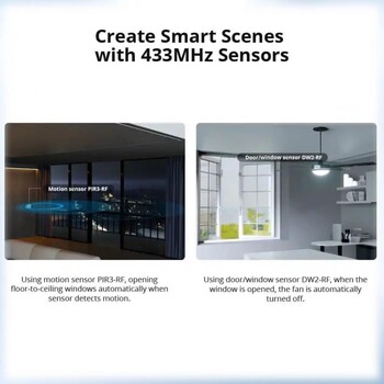 Sonoff RF Bridge R2 WiFi 433 MHz Αντικατάσταση ασύρματης πύλης Smart Home Switch Έξυπνος ελεγκτής τηλεχειριστηρίου RF Domotica Wi-Fi