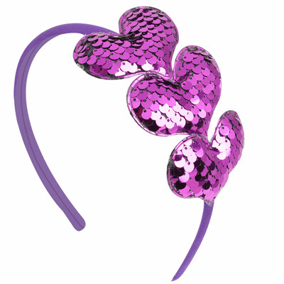 1 vnt. Valentino dienos mergaičių Širdies formos plaukų juosta saldi saldainių spalvos blizgučiai galvos juosta Vaikai plaukų aksesuarai vaikams galvos apdangalai Dovana