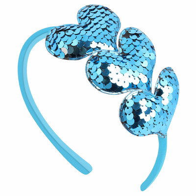 1 vnt. Valentino dienos mergaičių Širdies formos plaukų juosta saldi saldainių spalvos blizgučiai galvos juosta Vaikai plaukų aksesuarai vaikams galvos apdangalai Dovana