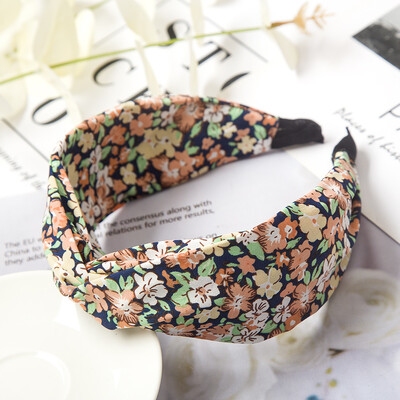 Divatmintás leopárd fejpánt széles keresztben női hajpánt rugalmas masni haj karikapántok előlap felső csomó lány hajkiegészítők