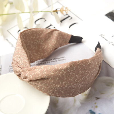 Divatmintás leopárd fejpánt széles keresztben női hajpánt rugalmas masni haj karikapántok előlap felső csomó lány hajkiegészítők