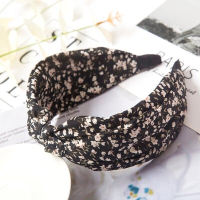 Divatmintás leopárd fejpánt széles keresztben női hajpánt rugalmas masni haj karikapántok előlap felső csomó lány hajkiegészítők