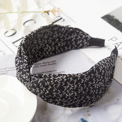 Divatmintás leopárd fejpánt széles keresztben női hajpánt rugalmas masni haj karikapántok előlap felső csomó lány hajkiegészítők