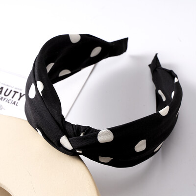Divatmintás leopárd fejpánt széles keresztben női hajpánt rugalmas masni haj karikapántok előlap felső csomó lány hajkiegészítők
