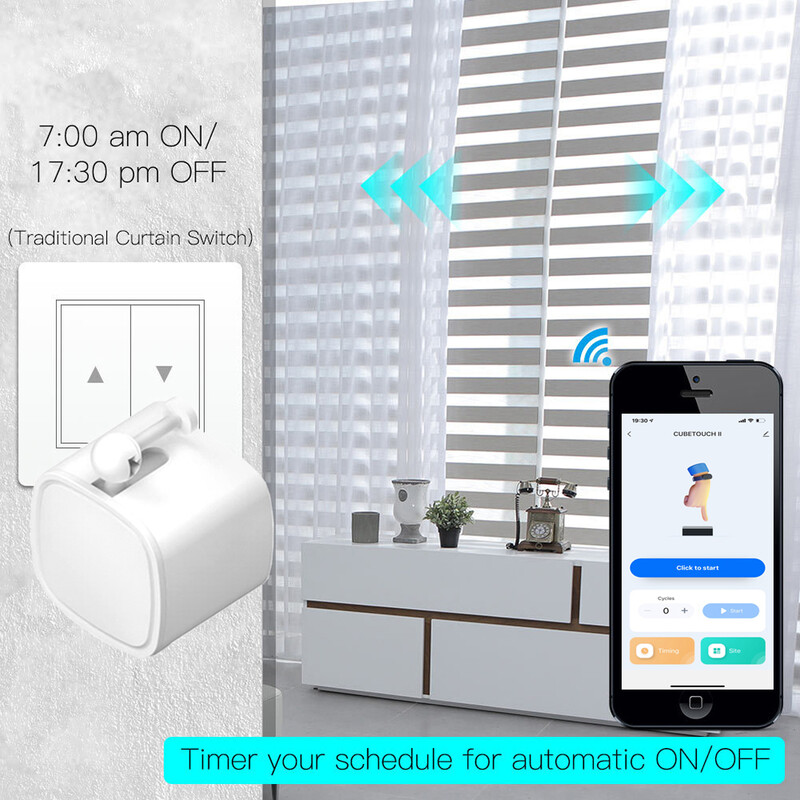 Tuya Finger Robot Switch Smart Home Bluetooth kapcsoló gomb Nyomó Smart Life App Bluetooth Hub hozzáadása Működik az Alexa Google Home szolgáltatással