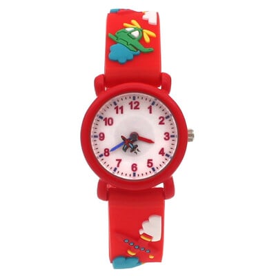 Copii băieți fete Ceasuri de cuarț din desene animate de modă pentru copii studenți Ceasuri sport cu curea 3D pentru cadouri de ziua de naștere