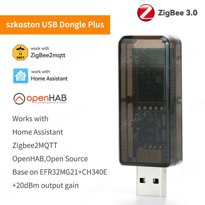 ZigBee 3.0 USB Dongle Plus-E Open Source Hub wireless Funcționează cu Home Assistant OpenHAB Zigbee2MQTT ZHA USB Gateway Stick