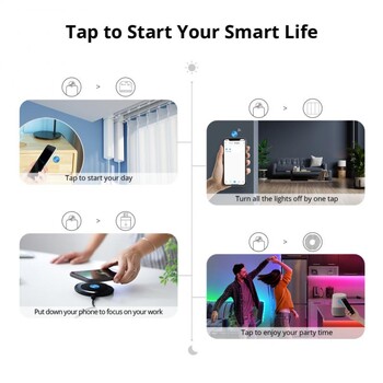 SONOFF NFC Tag Smart Home EWeLink 215 Chip 540 Bytes Smart Tags Shortcuts Докоснете, за да задействате Smart Scene за телефони с NFC