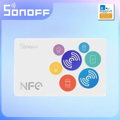 Έξυπνο σπίτι ετικετών NFC SONOFF EWeLink 215 Chip 540 Byte Συντομεύσεις έξυπνων ετικετών Πατήστε για ενεργοποίηση Smart Scene για τηλέφωνα με δυνατότητα NFC