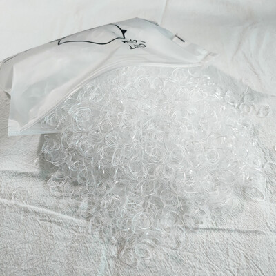 500/1000/2000db Lányok Színes eldobható gumiszalag Hajkötők Fejpánt Gyerek Lófarok Tartó Szíjak Gyerek Hajkiegészítők