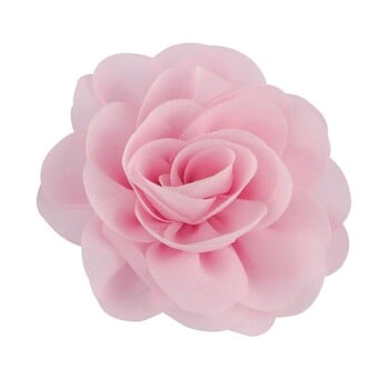 20 Color Girls Chiffon Flower Κλιπ μαλλιών Princess Rose Headwear Boutique Παιδικές φουρκέτες Barrettes Παιδικά αξεσουάρ μαλλιών