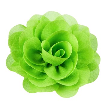 20 Color Girls Chiffon Flower Κλιπ μαλλιών Princess Rose Headwear Boutique Παιδικές φουρκέτες Barrettes Παιδικά αξεσουάρ μαλλιών