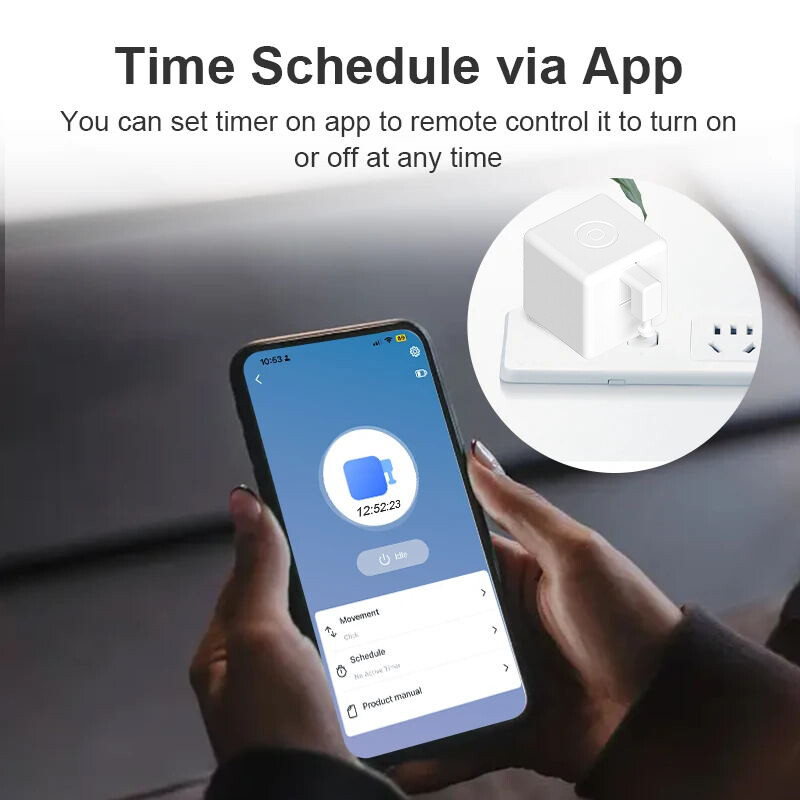 Jauns Smart Tuya uzlādējams slēdzis Fingerbot ligzda Bot Lights Garāžas aizkari Robota tālvadības pults Alexa Google mājas balss palīgs