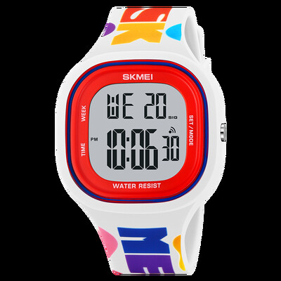 SKMEI Youth Cool Vitality Chronometras Skaitmeniniai sportiniai laikrodžiai Vyriški madingi 5Bar vandeniui atsparus rankinis laikrodis paaugliams berniukams ir mergaitėms