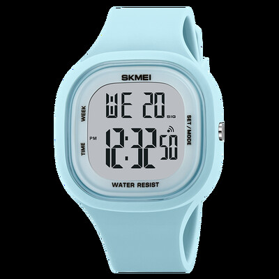 SKMEI Youth Cool Vitality Chronometras Skaitmeniniai sportiniai laikrodžiai Vyriški madingi 5Bar vandeniui atsparus rankinis laikrodis paaugliams berniukams ir mergaitėms