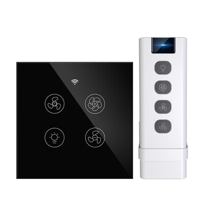 Νέο WiFi RF Έξυπνο φως ανεμιστήρα οροφής 2/3 τρόποι Έλεγχος Smart Life/Tuya APP RF τηλεχειριστήριο ταχύτητας Alexa Συμβατό με Google Home
