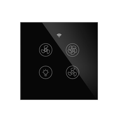 Νέο WiFi RF Έξυπνο φως ανεμιστήρα οροφής 2/3 τρόποι Έλεγχος Smart Life/Tuya APP RF τηλεχειριστήριο ταχύτητας Alexa Συμβατό με Google Home