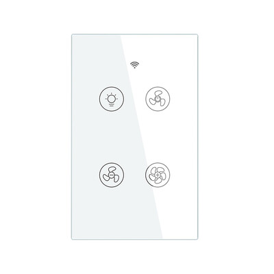 Νέο WiFi RF Έξυπνο φως ανεμιστήρα οροφής 2/3 τρόποι Έλεγχος Smart Life/Tuya APP RF τηλεχειριστήριο ταχύτητας Alexa Συμβατό με Google Home