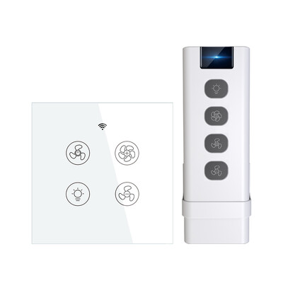 Νέο WiFi RF Έξυπνο φως ανεμιστήρα οροφής 2/3 τρόποι Έλεγχος Smart Life/Tuya APP RF τηλεχειριστήριο ταχύτητας Alexa Συμβατό με Google Home