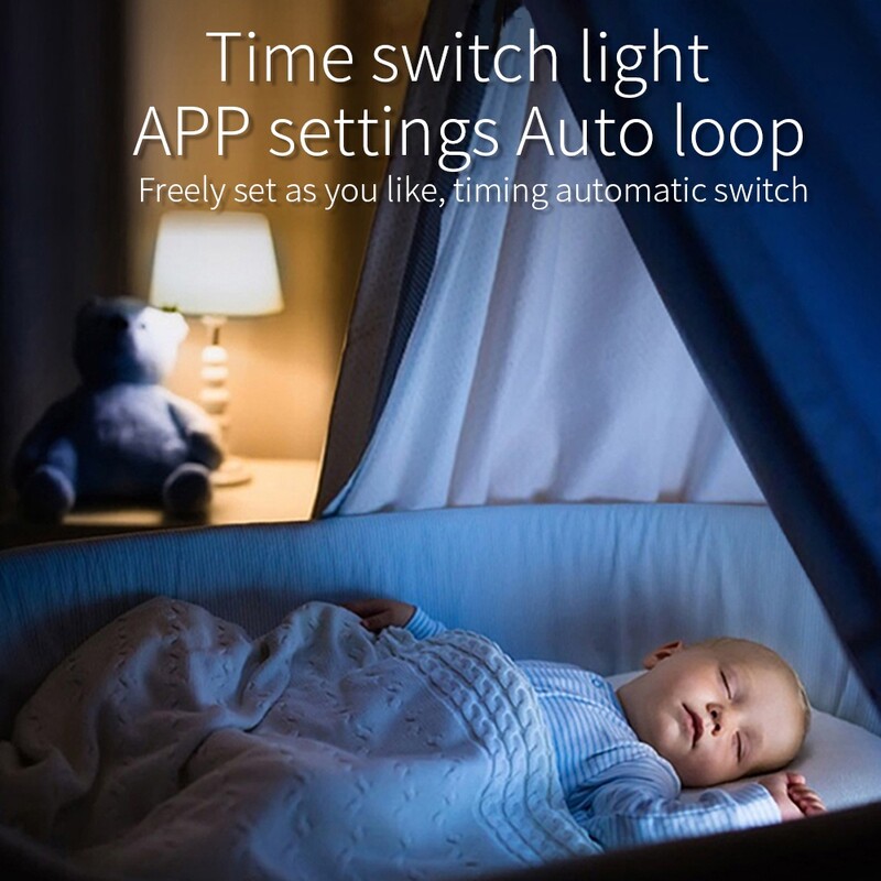 SIXWGH E27 spuldze WiFi 9W viedā RGB lampa mājas aptumšojama taimera funkcija Cozylife lietotnes vadība atbalsta Google Home Alexa